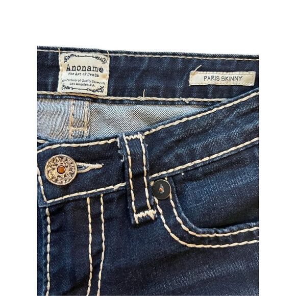 Anoname Denim Paris Skinny cuffs Jeans  size 27 - Picture 8 of 9